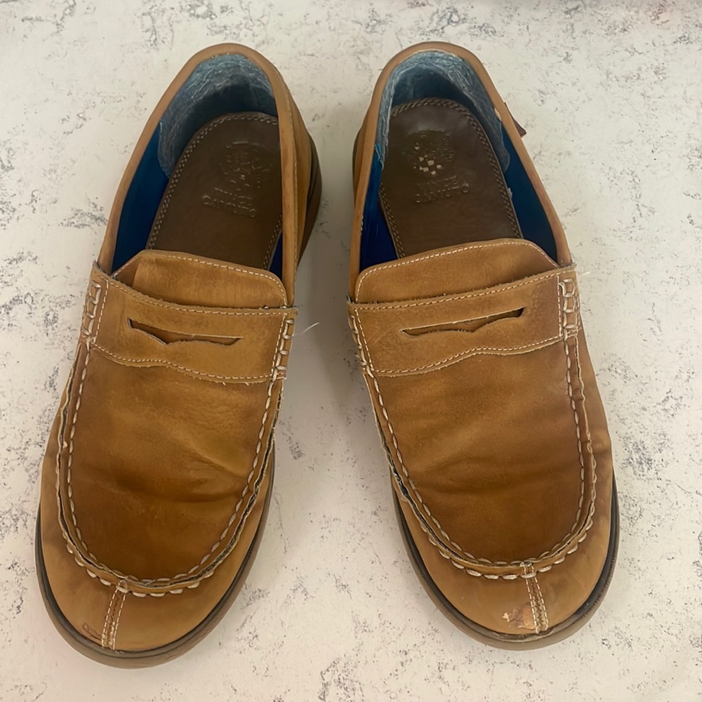 Vince Camuto brown loafers mens size 7